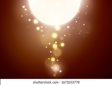fondo abstracto con luces y estrellas