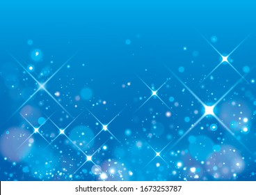 abstract background with lights and stars