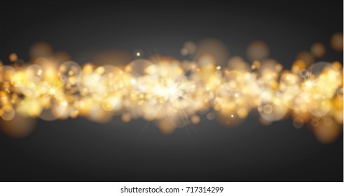 Abstract background with lights. Vector illustration.