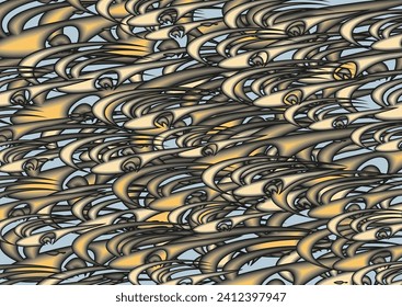 Abstract background like a fish motif for textiles or fabrics. Textural wavy backdrop for business concepts, covers, fashion trends, scrapbooking, tiles, carpets, interior solutions, textures, prints