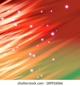 Abstract background like as red sparkle tongues with sparks.