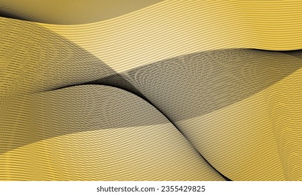 onda de diseño de línea de fondo abstracta