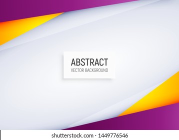 Abstract background in line art style. White brochure cover design. Abstract blue light template background. 3d vector illustration. Futuristic design backdrop. Space background.