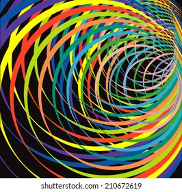 abstract background line circle color