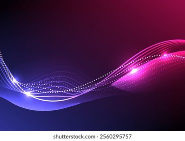 Abstract background with line curve futuristic, stock vector