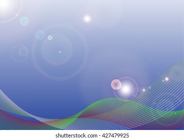 Abstract background of line and curve motion,Illustration EPS10.