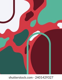 Abstract background line design with boho style and unke.