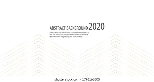 Abstract background with line gold and grey background vector illustration