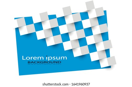 Abstract background line image square shadow blue