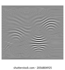 Abstract background with line pattern vector. Japanese wave template. Vector illustration