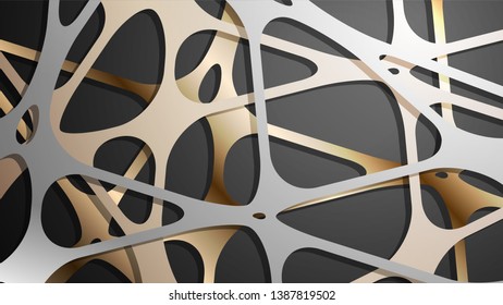 abstract background line round . vector illustration