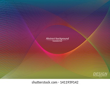 Abstract background with line technology