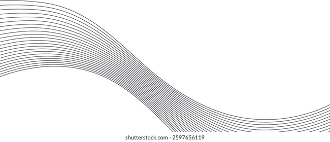 abstract background with line wave