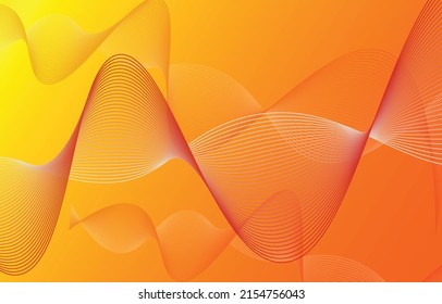 Abstract background, line wave element, sound spectrum equalizer wallpaper, vector futuristic particle technology illustration.