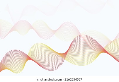 Abstract background, line wave element, sound spectrum equalizer wallpaper, vector futuristic particle technology illustration.