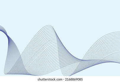 Fondo abstracto, elemento de onda de línea, fondo de pantalla del ecualizador del espectro de sonido, ilustración de tecnología de partículas futuristas vectoriales.