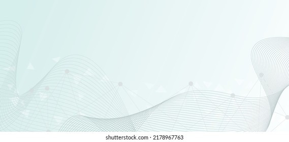 Abstract background, line wave element, sound spectrum equalizer wallpaper, vector futuristic particle technology illustration.