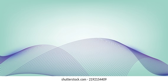 Abstract background, line wave element, sound spectrum equalizer wallpaper, vector futuristic particle technology illustration.