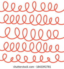 Abstract background with linear doodle for Christmas gift wrapping, wallpaper, fashion print