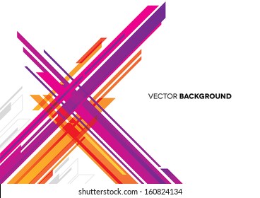 Abstract Background with Lines 