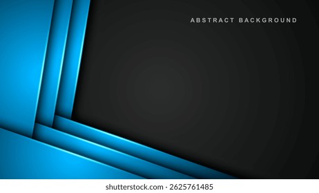 Abstract background with lines. 3d paper cut style overlapping concept. vector illustration.