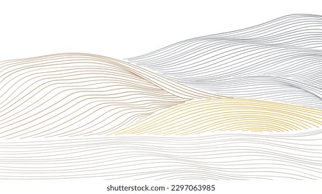 abstract background with lines and art natural landscape background 