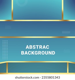 Abstract background with lines of blue and golden