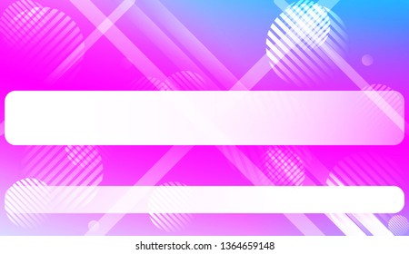 Abstract Background with Lines, Circle. Design For Your Header Page, Ad, Poster, Banner. Vector Illustration with Color Gradient