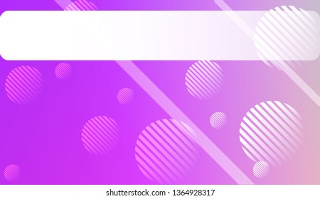 Abstract Background with Lines, Circle. Design For Your Header Page, Ad, Poster, Banner. Vector Illustration with Color Gradient