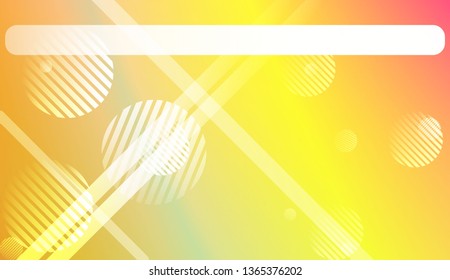 Abstract Background with Lines, Circle. Design For Your Header Page, Ad, Poster, Banner. Vector Illustration with Color Gradient