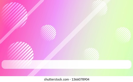 Abstract Background with Lines, Circle. Design For Your Header Page, Ad, Poster, Banner. Vector Illustration with Color Gradient