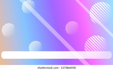 Abstract Background with Lines, Circle. Design For Your Header Page, Ad, Poster, Banner. Vector Illustration with Color Gradient