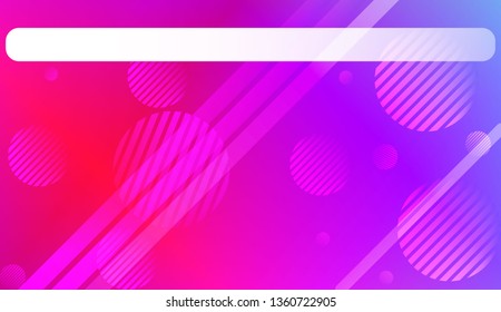 Abstract Background with Lines, Circle. For Your Design Wallpaper, Presentation, Banner, Flyer, Cover Page, Landing Page. Vector Illustration with Color Gradient