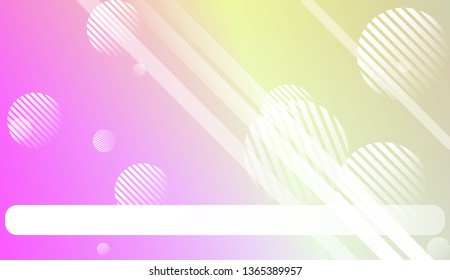 Abstract Background with Lines, Circle. For Your Design Wallpaper, Presentation, Banner, Flyer, Cover Page, Landing Page. Vector Illustration with Color Gradient
