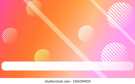 Abstract Background with Lines, Circle. For Your Design Wallpaper, Presentation, Banner, Flyer, Cover Page, Landing Page. Vector Illustration with Color Gradient
