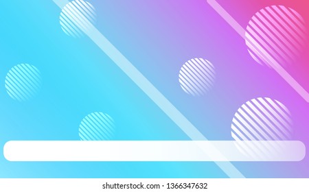 Abstract Background with Lines, Circle. For Your Design Wallpaper, Presentation, Banner, Flyer, Cover Page, Landing Page. Vector Illustration with Color Gradient