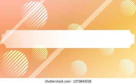 Abstract Background with Lines, Circle. For Your Design Wallpaper, Presentation, Banner, Flyer, Cover Page, Landing Page. Vector Illustration with Color Gradient