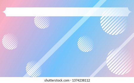 Abstract Background with Lines, Circle. For Your Design Wallpaper, Presentation, Banner, Flyer, Cover Page, Landing Page. Vector Illustration with Color Gradient