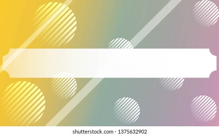 Abstract Background with Lines, Circle. For Your Design Wallpaper, Presentation, Banner, Flyer, Cover Page, Landing Page. Vector Illustration with Color Gradient