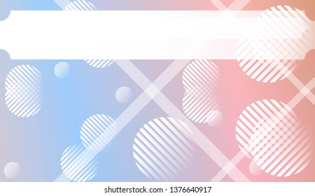 Abstract Background with Lines, Circle. For Your Design Wallpaper, Presentation, Banner, Flyer, Cover Page, Landing Page. Vector Illustration with Color Gradient