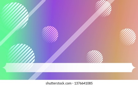 Abstract Background with Lines, Circle. For Your Design Wallpaper, Presentation, Banner, Flyer, Cover Page, Landing Page. Vector Illustration with Color Gradient