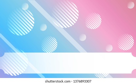 Abstract Background with Lines, Circle. For Your Design Wallpaper, Presentation, Banner, Flyer, Cover Page, Landing Page. Vector Illustration with Color Gradient