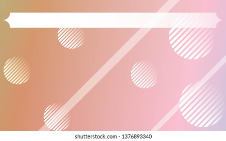 Abstract Background with Lines, Circle. For Your Design Wallpaper, Presentation, Banner, Flyer, Cover Page, Landing Page. Vector Illustration with Color Gradient