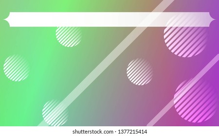 Abstract Background with Lines, Circle. For Your Design Wallpaper, Presentation, Banner, Flyer, Cover Page, Landing Page. Vector Illustration with Color Gradient