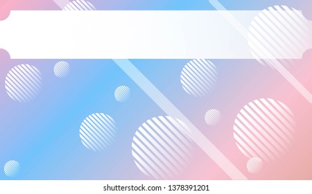 Abstract Background with Lines, Circle. For Your Design Wallpaper, Presentation, Banner, Flyer, Cover Page, Landing Page. Vector Illustration with Color Gradient