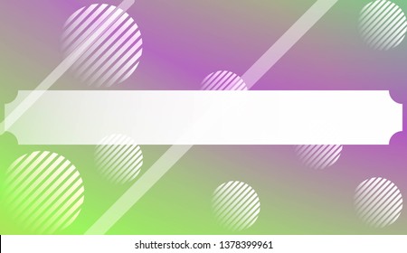 Abstract Background with Lines, Circle. For Your Design Wallpaper, Presentation, Banner, Flyer, Cover Page, Landing Page. Vector Illustration with Color Gradient