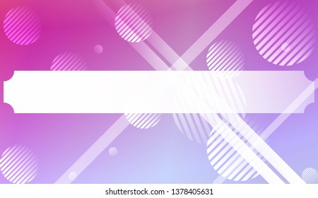 Abstract Background with Lines, Circle. For Your Design Wallpaper, Presentation, Banner, Flyer, Cover Page, Landing Page. Vector Illustration with Color Gradient