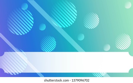 Abstract Background with Lines, Circle. For Your Design Wallpaper, Presentation, Banner, Flyer, Cover Page, Landing Page. Vector Illustration with Color Gradient
