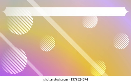 Abstract Background with Lines, Circle. For Your Design Wallpaper, Presentation, Banner, Flyer, Cover Page, Landing Page. Vector Illustration with Color Gradient