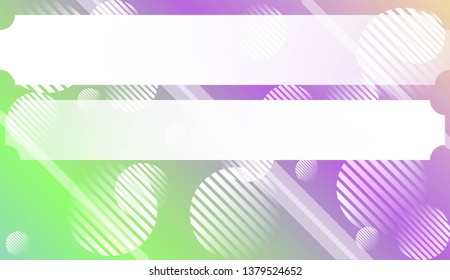 Abstract Background with Lines, Circle. For Your Design Wallpaper, Presentation, Banner, Flyer, Cover Page, Landing Page. Vector Illustration with Color Gradient